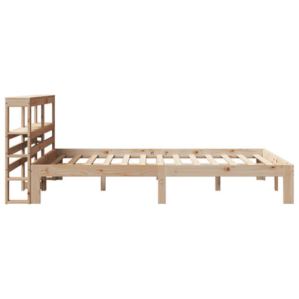 Giroletto con Testiera 140x200 cm in Legno Massello di Pino