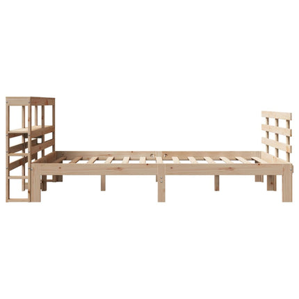 Giroletto con Testiera 140x190 cm in Legno Massello di Pino