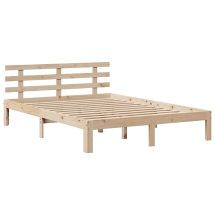 Giroletto con Testiera 120x200 cm in Legno Massello di Pino