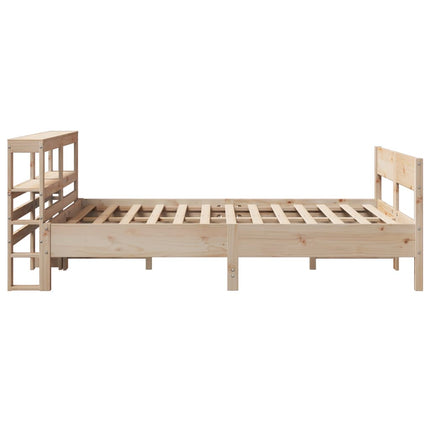 Letto senza Materasso 140x200 cm in Legno Massello di Pino