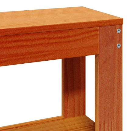Letto senza Materasso Marrone Cera 90x200 cm Legno di Pino