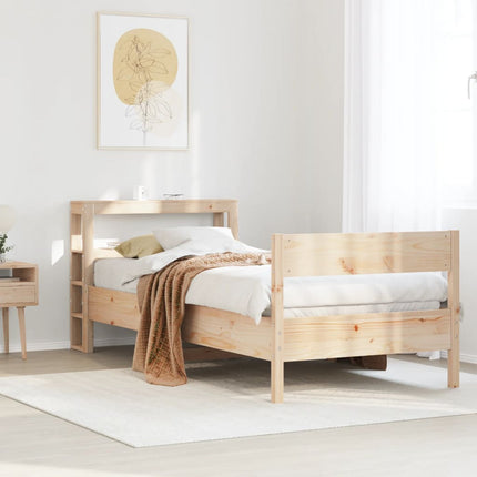 Letto senza Materasso 75x190 cm in Legno Massello Pino