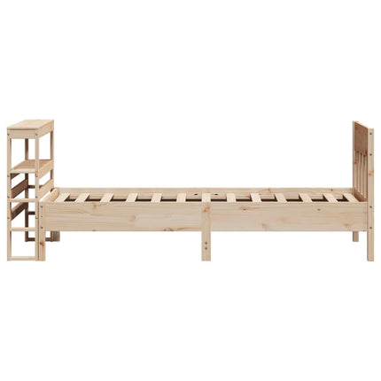 Giroletto senza Materasso 100x200 cm in Legno Massello di Pino