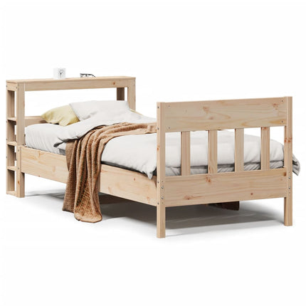 Letto senza Materasso 75x190 cm in Legno Massello Pino