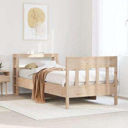 Letto senza Materasso 75x190 cm in Legno Massello Pino