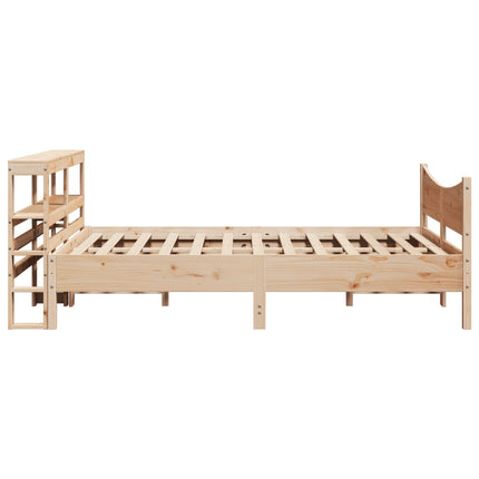 Giroletto con Testiera 140x200 cm in Legno Massello di Pino