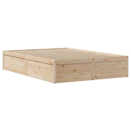 Giroletto con Testiera 120x190 cm in Legno Massello di Pino