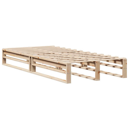 Letto senza Materasso 75x190 cm in Legno Massello Pino