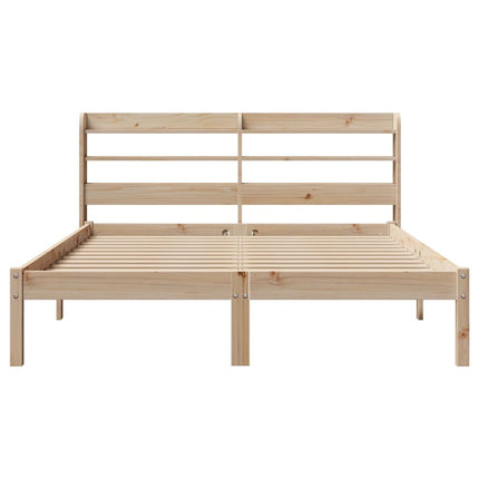 Letto senza Materasso 120x200 cm in Legno Massello di Pino
