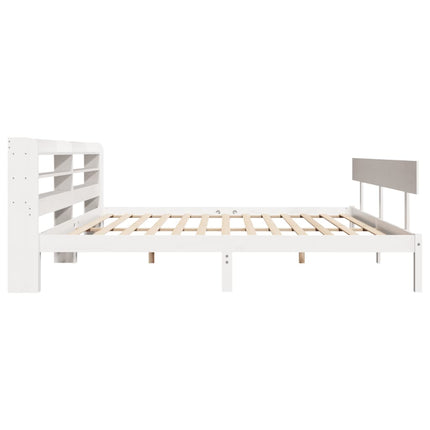 Letto senza Materasso Bianco 180x200 cm Legno Massello di Pino