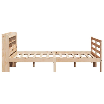 Giroletto con Testiera 135x190 cm in Legno Massello di Pino