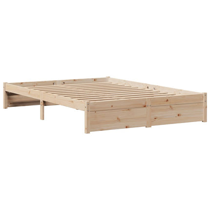 Giroletto con Testiera 120x190 cm in Legno Massello di Pino