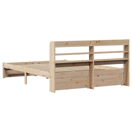 Giroletto con Testiera 120x190 cm in Legno Massello di Pino