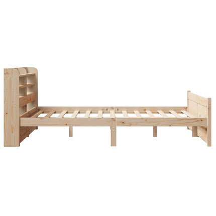 Giroletto con Testiera 150x200 cm in Legno Massello di Pino