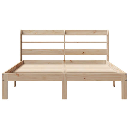 Giroletto con Testiera 160x200 cm in Legno Massello di Pino