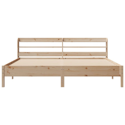 Letto senza Materasso 180x200 cm in Legno Massello di Pino