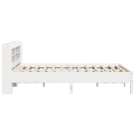 Letto senza Materasso Bianco 140x200 cm Legno Massello di Pino