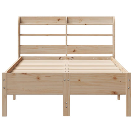 Letto senza Materasso 120x200 cm in Legno Massello di Pino
