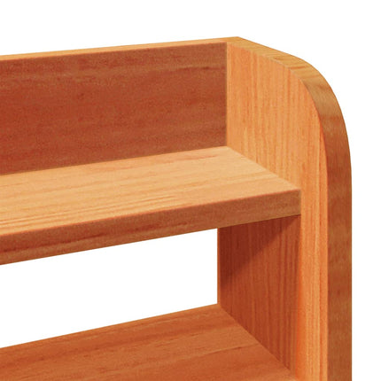 Letto senza Materasso Marrone Cera 135x190 cm in Legno di Pino
