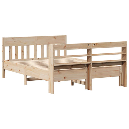 Letto senza Materasso 120x200 cm in Legno Massello di Pino