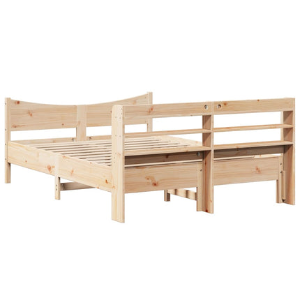 Giroletto con Testiera 120x190 cm in Legno Massello di Pino