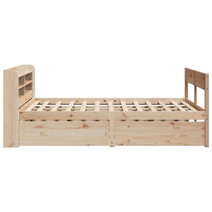 Letto senza Materasso 140x190 cm in Legno Massello di Pino