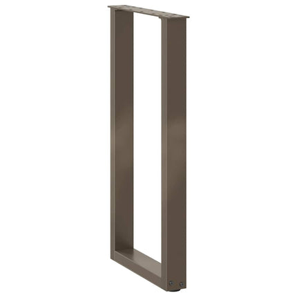 Gambe Tavolino CaffÃ¨ a U 2 pz Naturale 28x(72-73) cm Acciaio