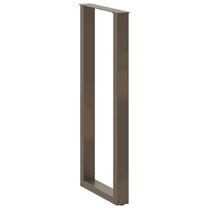 Gambe Tavolino CaffÃ¨ a U 2 pz 50x(110-111) cm in Acciaio