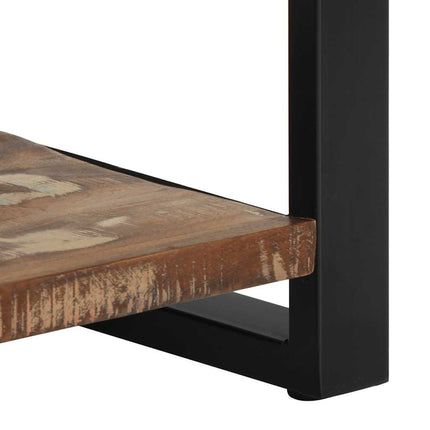 Tavolo Consolle Multicolore 100x35x75cm Legno Massello Recupero