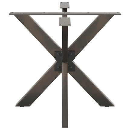 Gamba del Tavolo da Pranzo Forma Ragno 85x85x(72-73) cm Acciaio