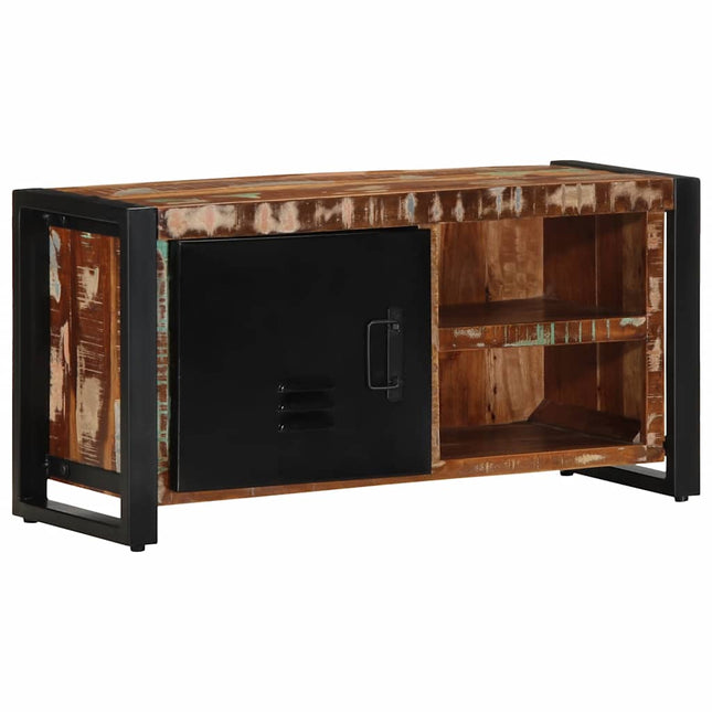 Mobile Porta TV 80x30x40 cm in Legno Massello di Recupero