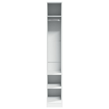 Armadio Bianco 30x50x200 cm in Legno Multistrato