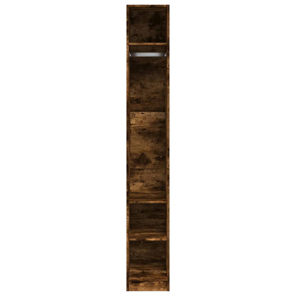 Armadio Rovere Fumo 30x50x200 cm in Legno Multistrato