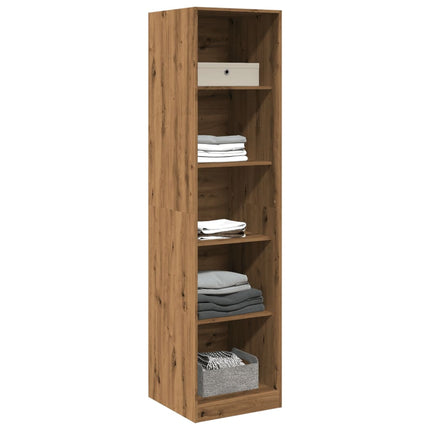Armadio Rovere Artigianale 50x50x200 cm in Legno Multistrato