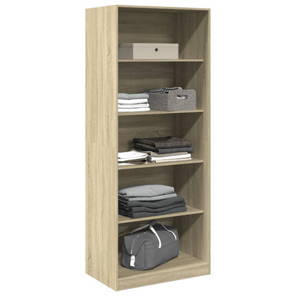 Armadio Rovere Sonoma 80x50x200 cm in Legno Multistrato
