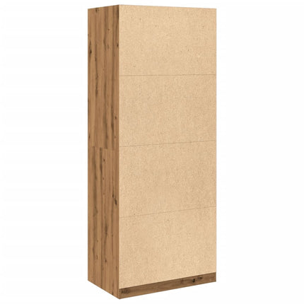 Armadio Rovere Artigianale 80x50x200 cm in Legno Multistrato