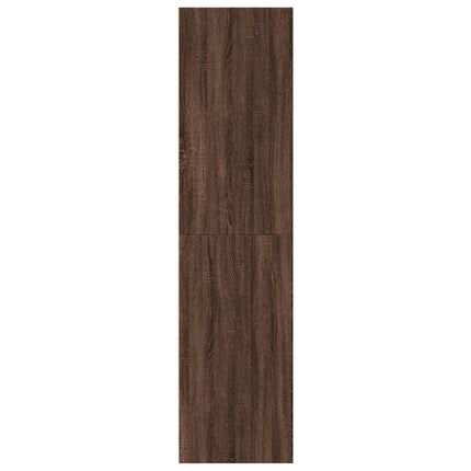 Armadio Rovere Marrone 100x50x200 cm in Legno Multistrato