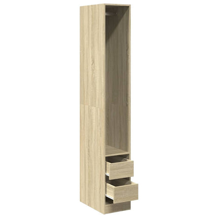Armadio Rovere Sonoma 30x50x200 cm in Legno Multistrato