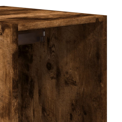 Armadio Rovere Fumo 30x50x200 cm in Legno Multistrato