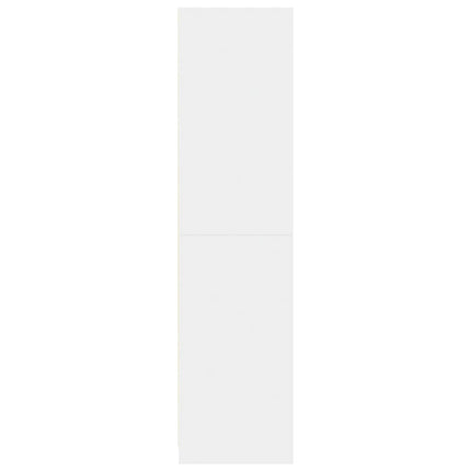Armadio Bianco 30x50x200 cm in Legno Multistrato