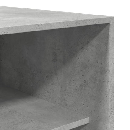 Armadio Grigio Cemento 50x50x200 cm in Legno Multistrato