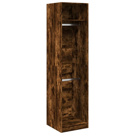 Armadio Rovere Fumo 50x50x200 cm in Legno Multistrato