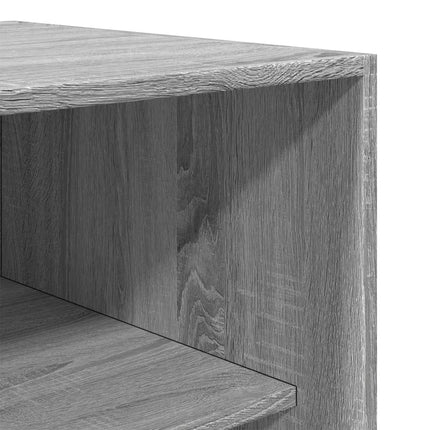 Armadio Grigio Sonoma 50x50x200 cm in Legno Multistrato