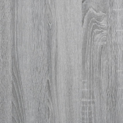 Armadio Grigio Sonoma 80x50x200 cm in Legno Multistrato