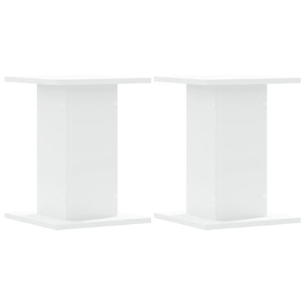 Supporti per Piante 2 pz Bianchi 30x30x40cm Legno Multistrato