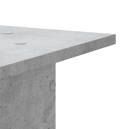 Supporti per Piante 2 pz Grigio Cemento 30x30x50 cm Truciolato