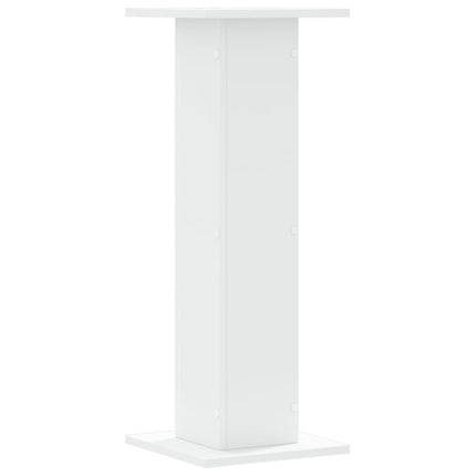 Supporti per Piante 2 pz Bianchi 30x30x80 cm Legno Multistrato