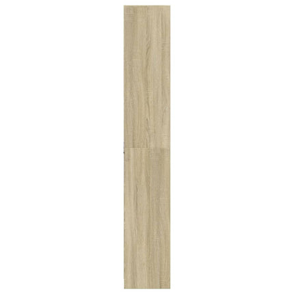 Credenza con LED Rovere Sonoma 74x32,5x200 cm in Truciolato