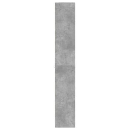 Credenza con LED Grigio Cemento 74x32,5x200 cm in Truciolato
