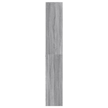 Credenza con LED Grigio Sonoma 74x32,5x200 cm in Truciolato